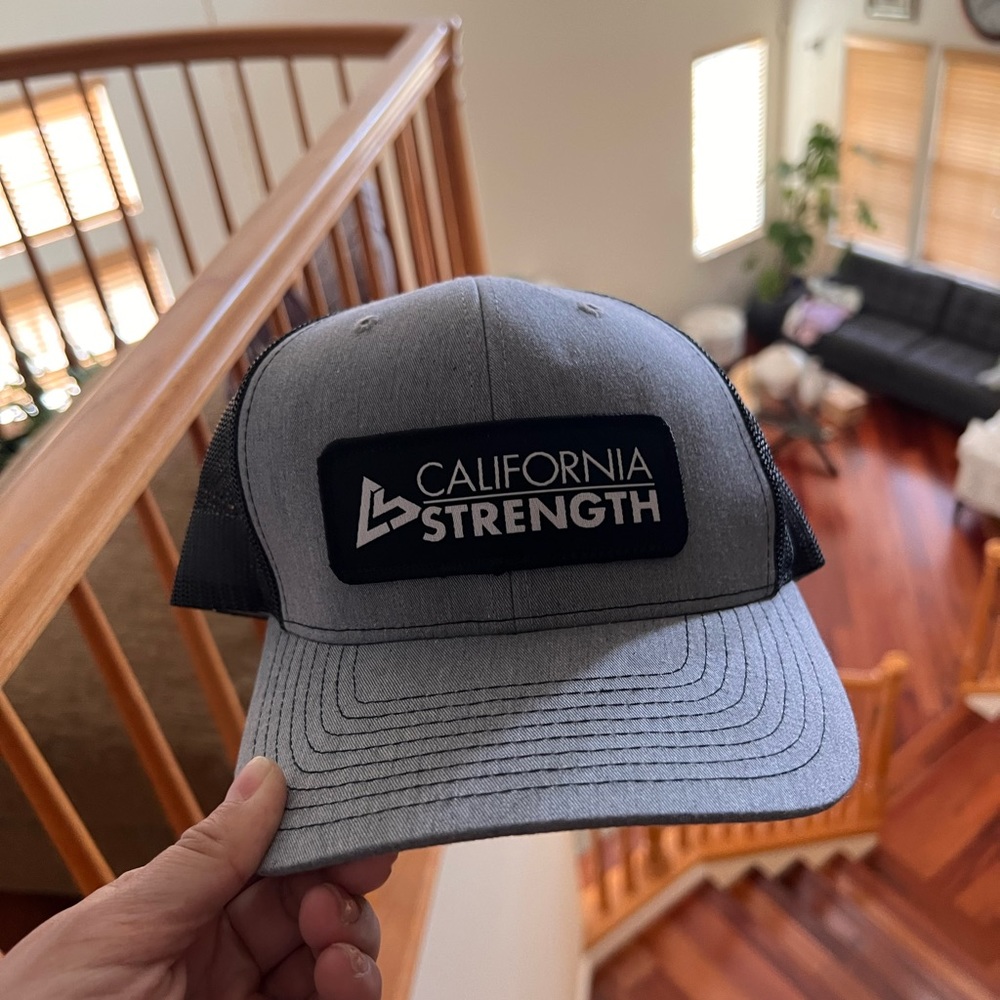 Grey California Strength hat